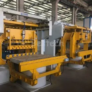 Υδραυλική μηχανή χύτευσης με πράσινη άμμο