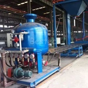 Μηχανή ανατίναξης άμμου εσωτερικού τοίχου σωλήνων χάλυβα