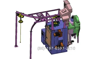 Το μηχάνημα αμμοβολής Hanger Shot μπορεί να ικανοποιήσει τις απαιτήσεις αφαίρ...